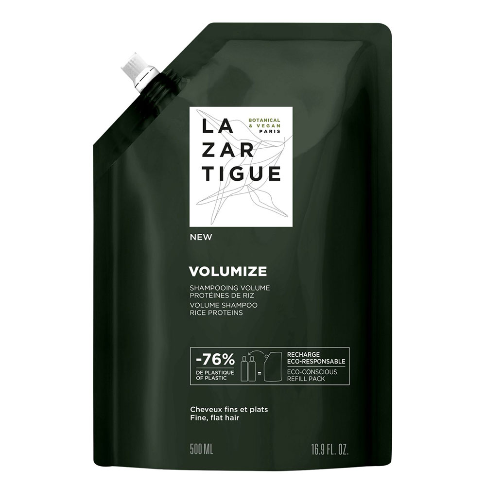 Lazartigue Volumize Ricarica ecologica shampoo volumizzante per capelli fini e piatti 500 ml