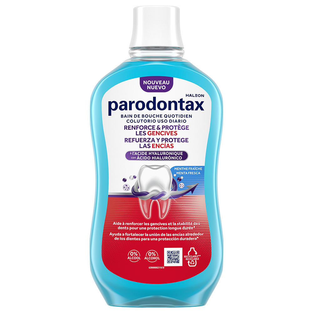 Parodontax Il Bagno rafforza e protegge la Menta Fragola 500ml