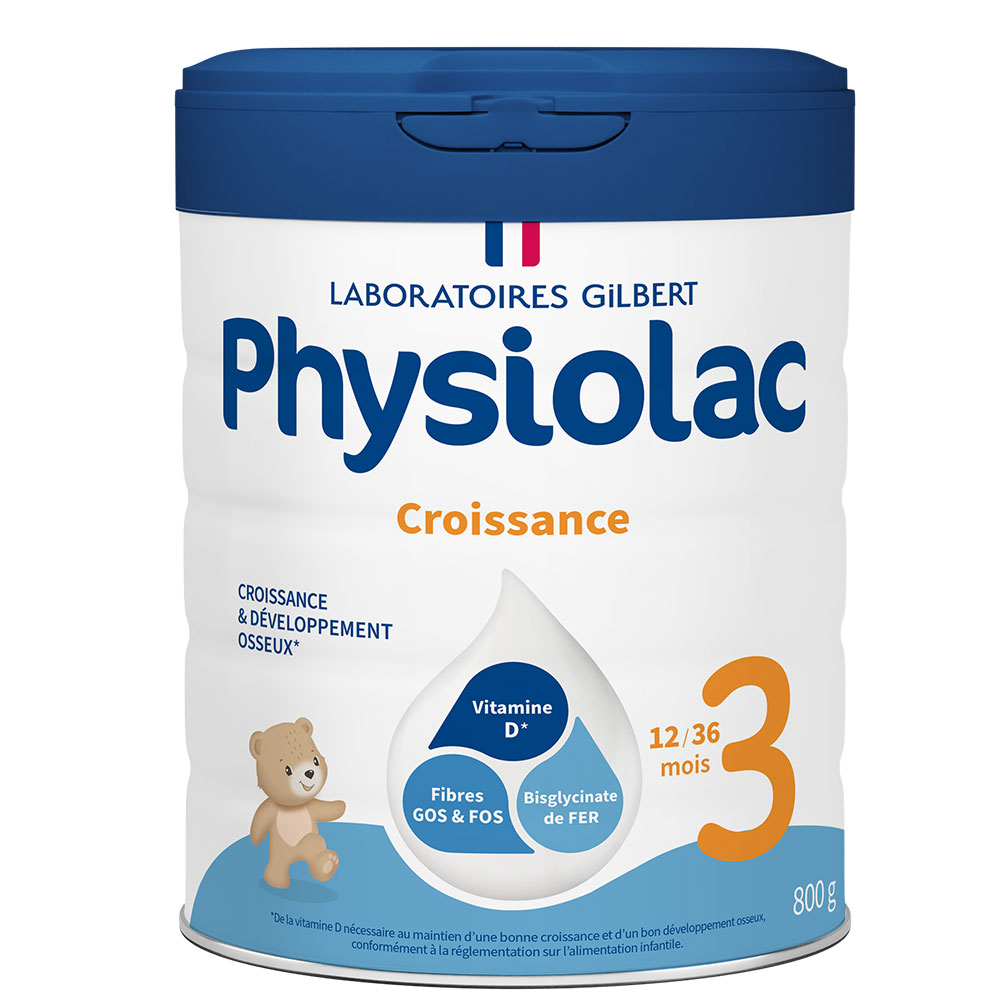Physiolac 3 Latte in polvere da 1 a 3 anni 800g
