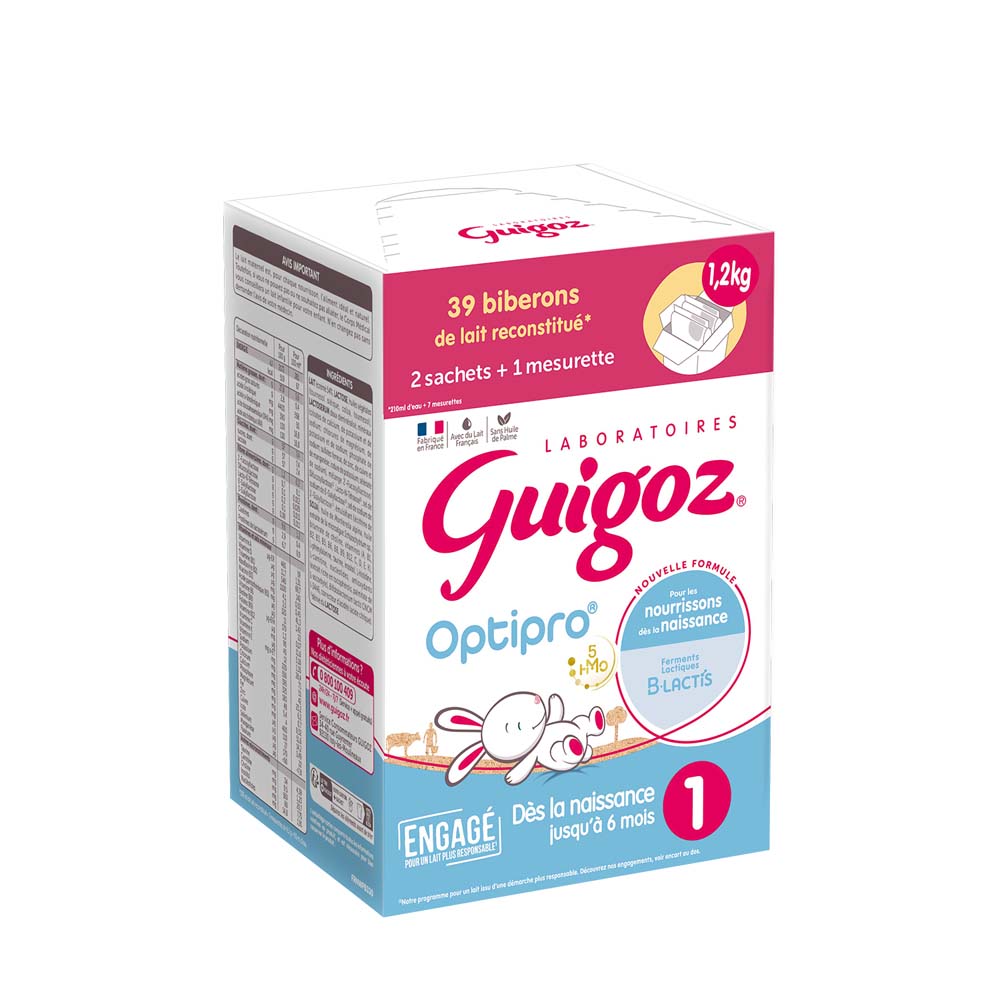 Guigoz Optipro Latte in polvere 1 dalla nascita a 6 mesi 2 x 600 g