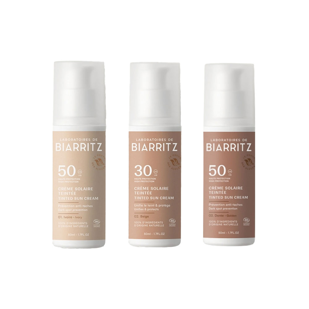 Laboratoires De Biarritz Prodotti solari Crema viso tintata bio SPF50 50 ml