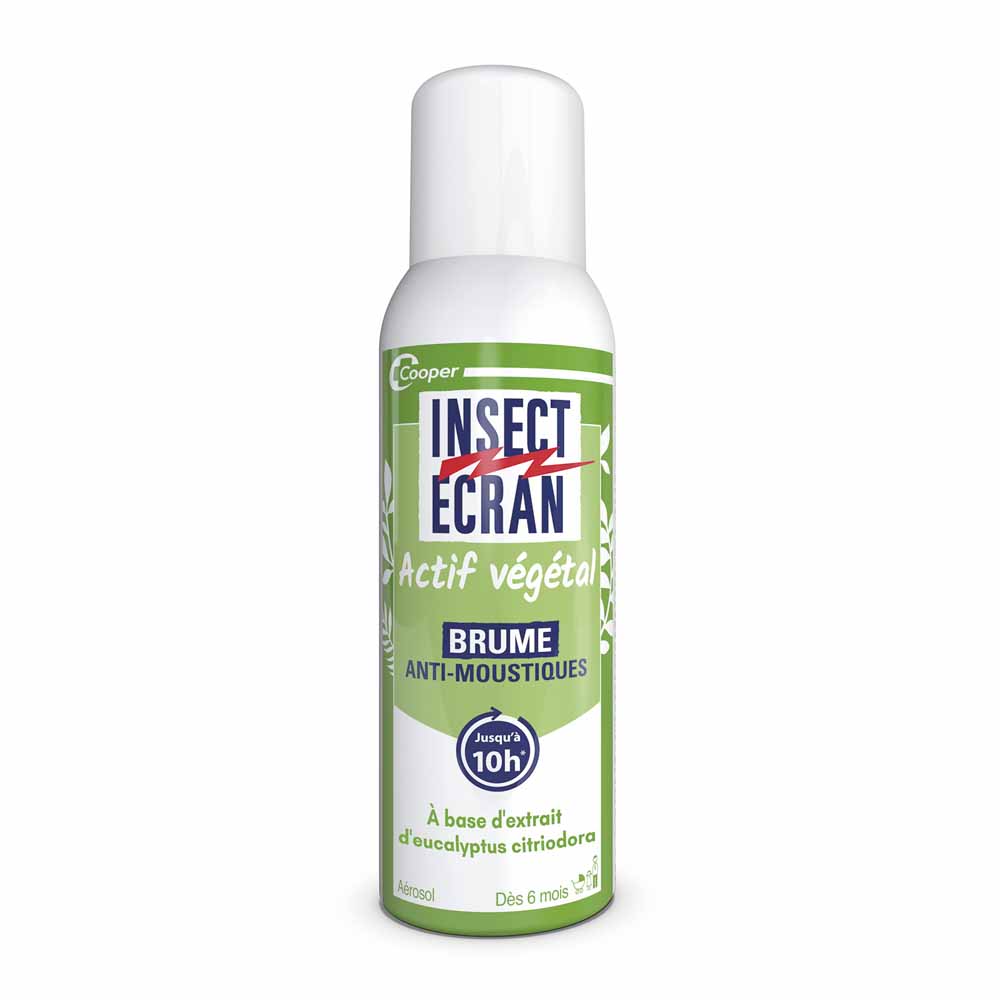 Insect Ecran Nebbia antizanzare a base di piante Actifa Da 6 mesi 100ml