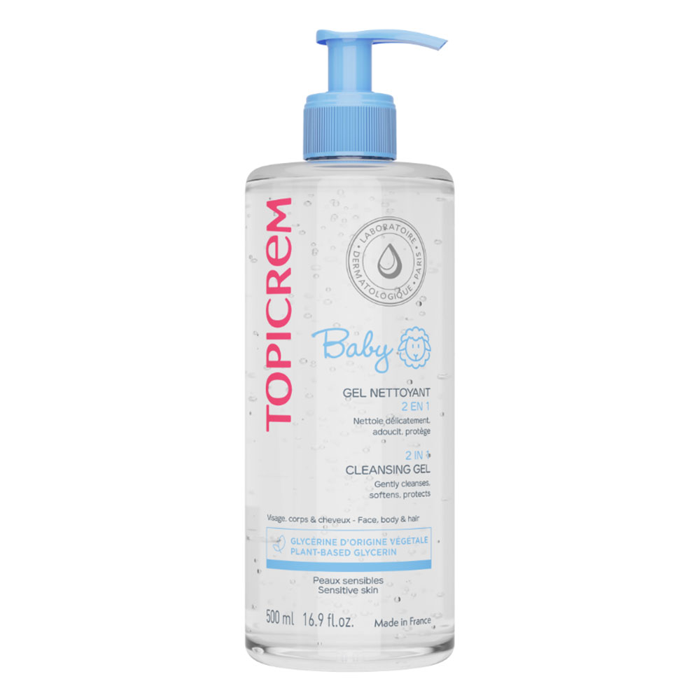 Topicrem Neonato Gel detergente delicato per viso, corpo e capelli 500 ml