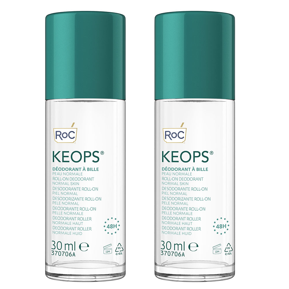 Roc Keops Deodorante a sfera pelle normale 2 x 30 ml