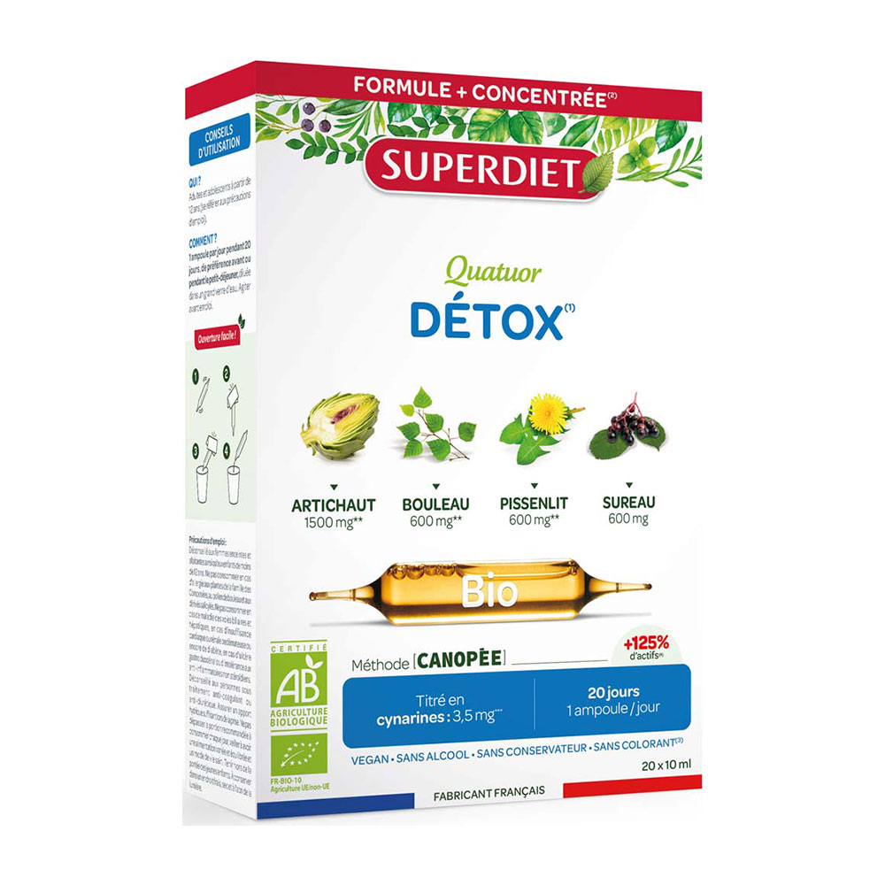 Superdiet Quartetto detox 20 fiale