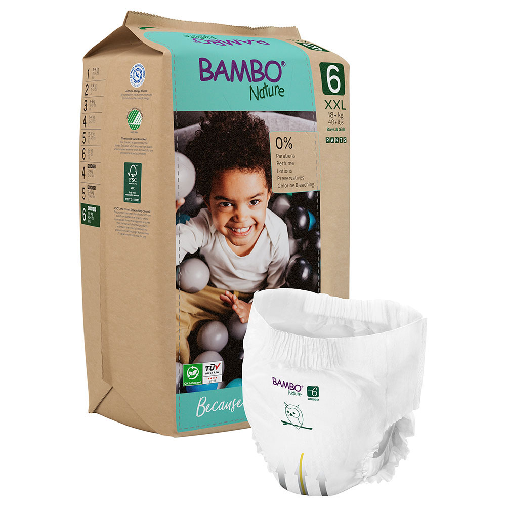 Bambo Nature Pannolini taglia 6 7-14 kg x18 pezzi