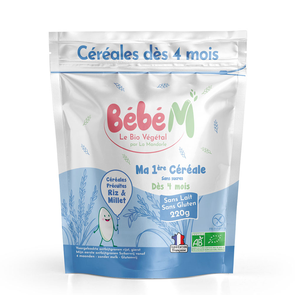 La Mandorle Bebè M I miei Primi Cereali Bio A partire da 4 Mesi 220g