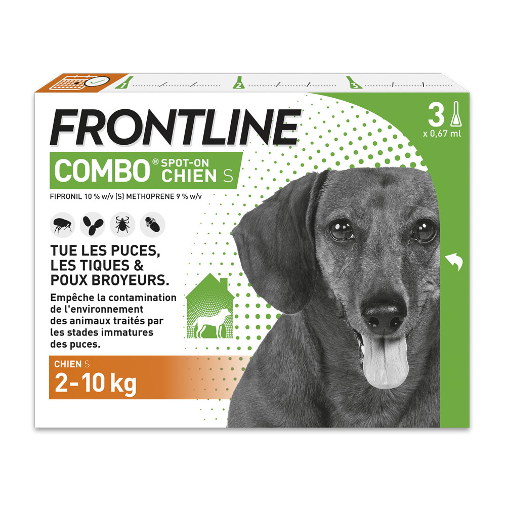 Frontline Combo Spot-on cane S da 2-10 kg 4 pipette da 0,67 ml