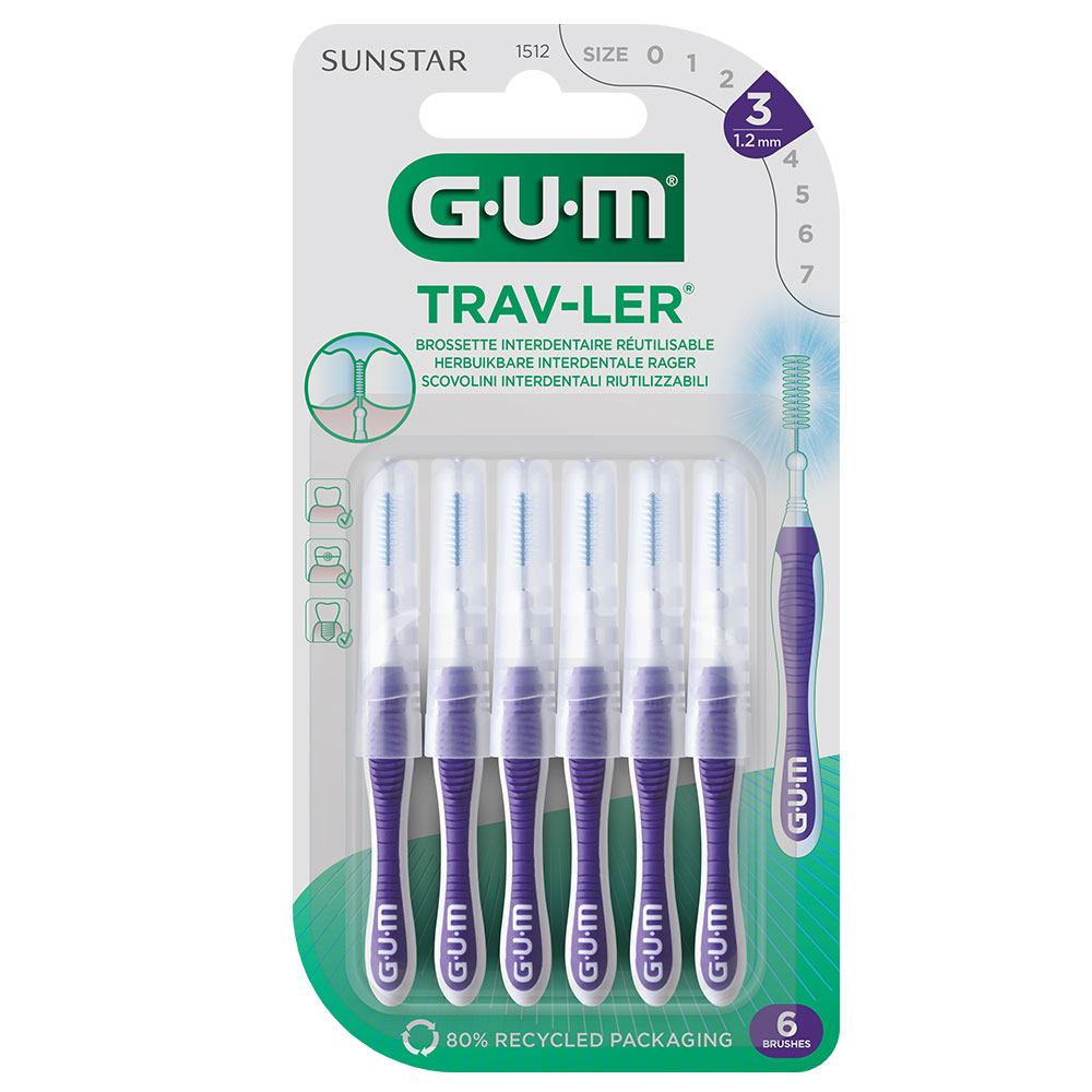 Gum Trav-ler Scovolini interdentali da 1,2 mm x4