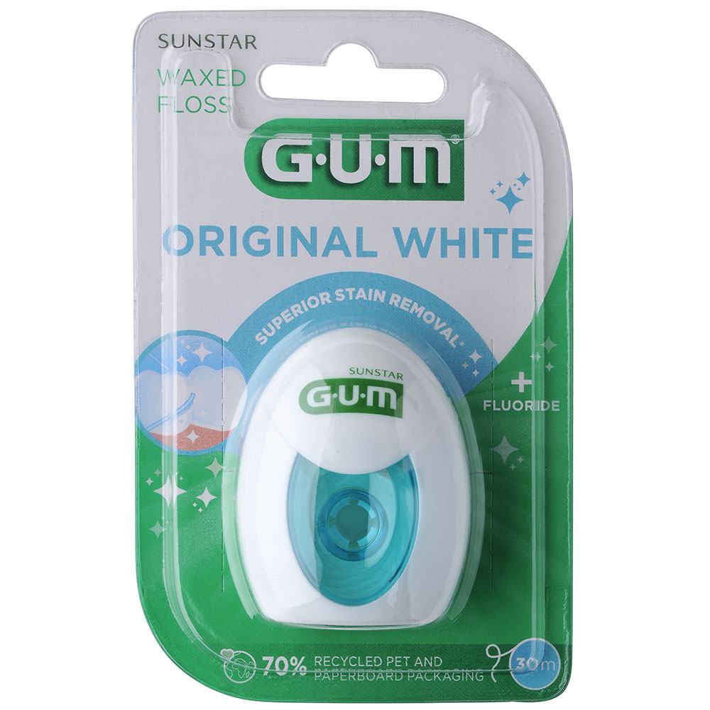 Gum Original White Filo interdentale sbiancante 30m