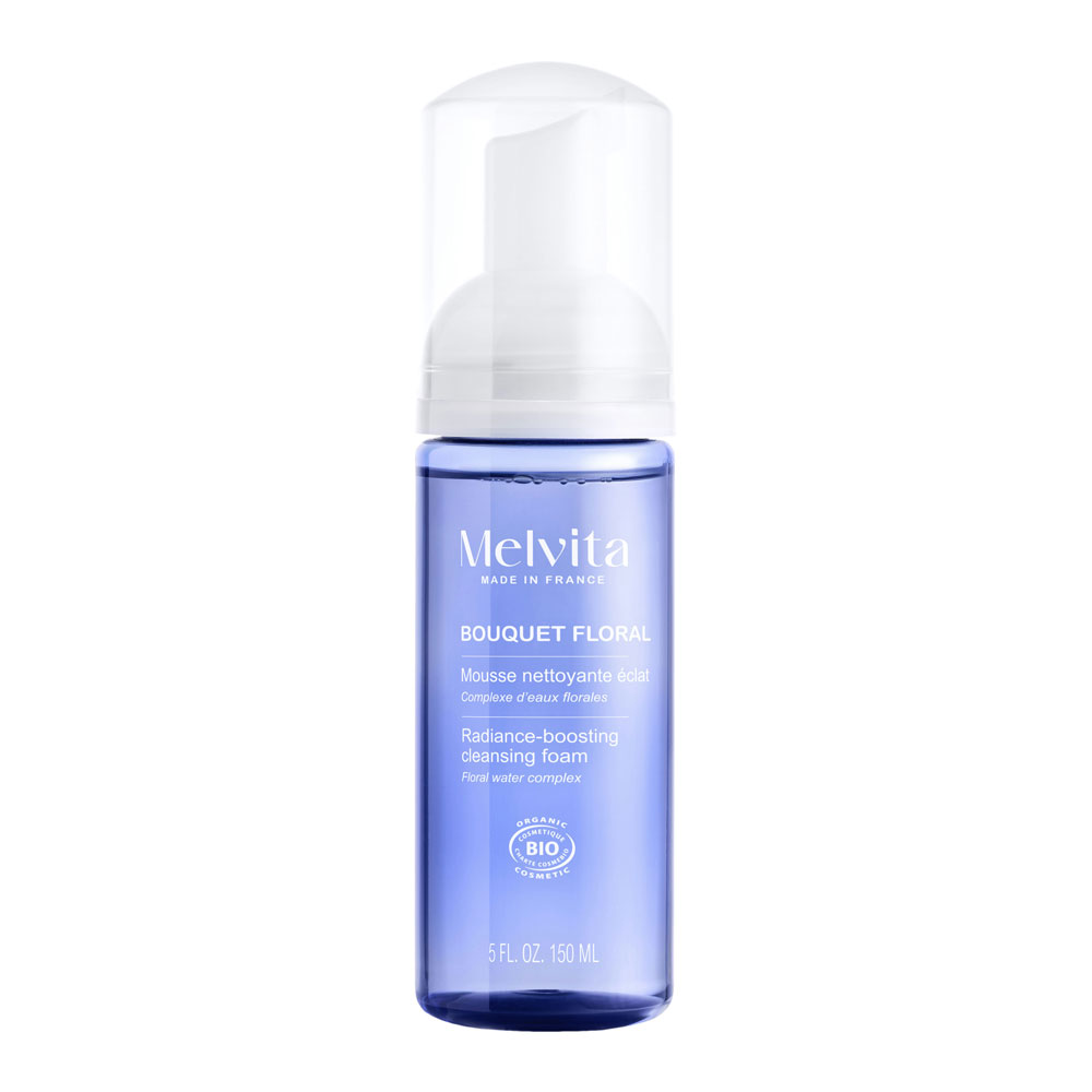 Melvita Bouquet Floreali Mousse detergente luminosità 150 ml