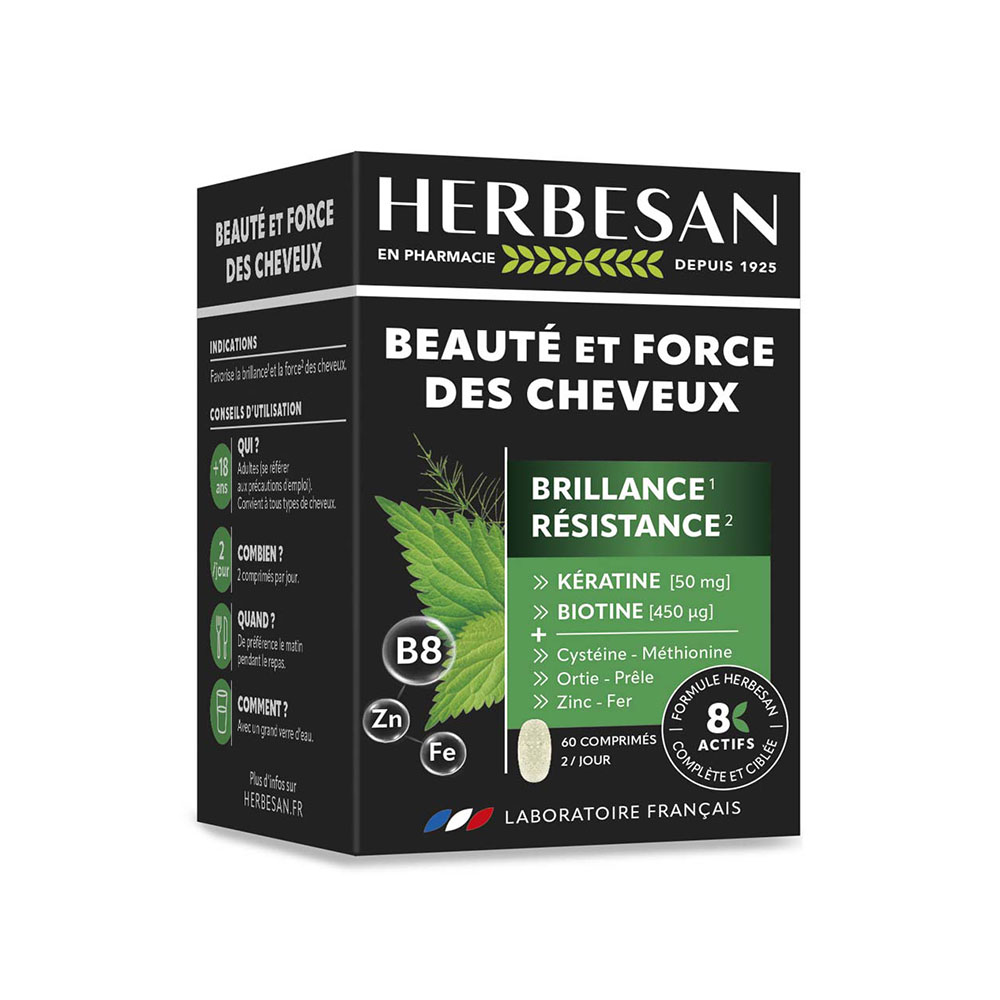 Herbesan Bellezza e forza dei capelli 60 compresse
