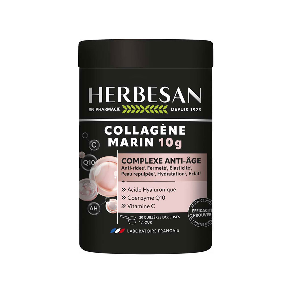 Herbesan Collagene marino 10 g per un'azione anti-età 210 g