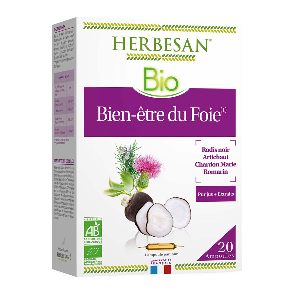 Herbesan Benessere del fegato bio 20 fiale