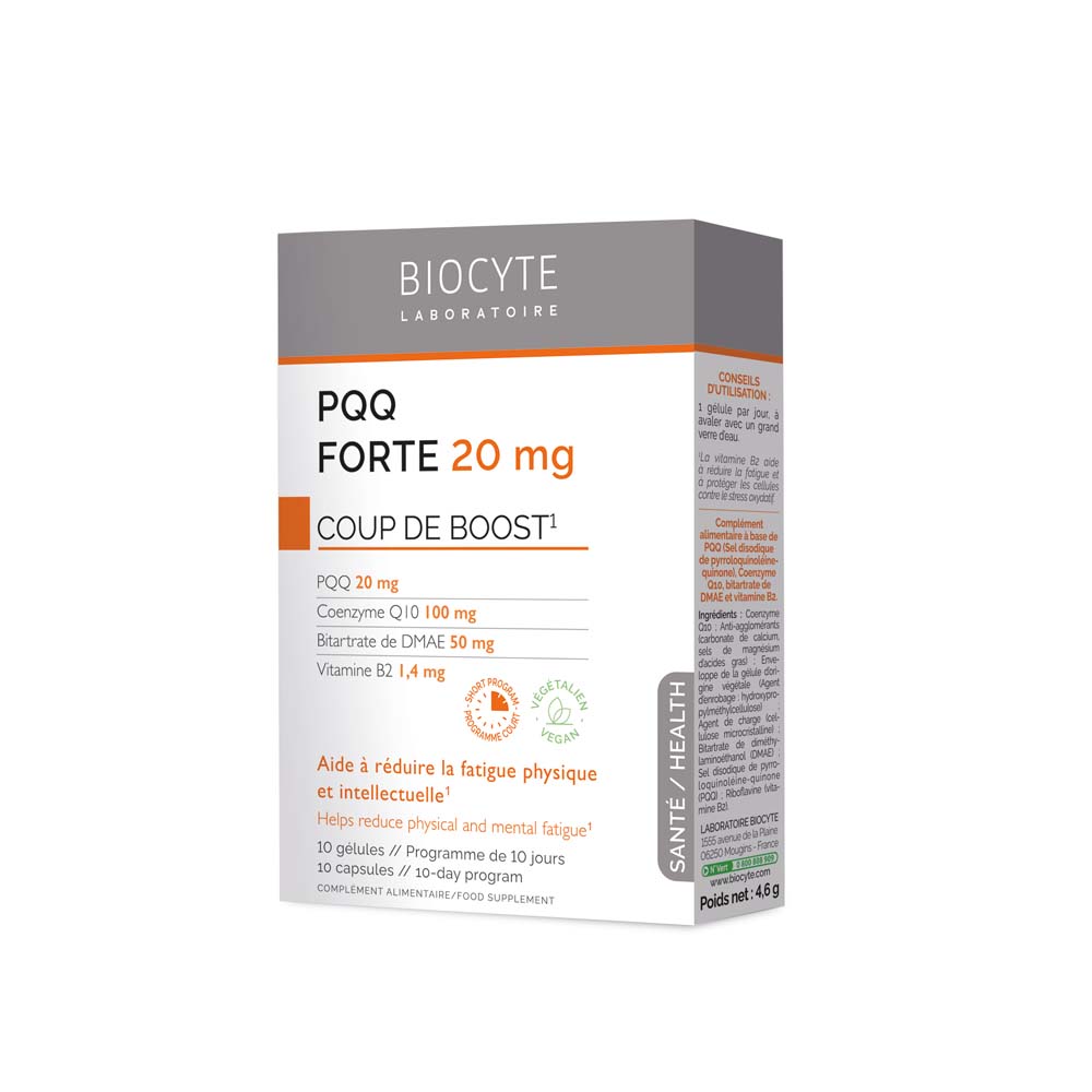 Biocyte Salute PQQ forte 20 mg per un colpo di energia 10 capsule