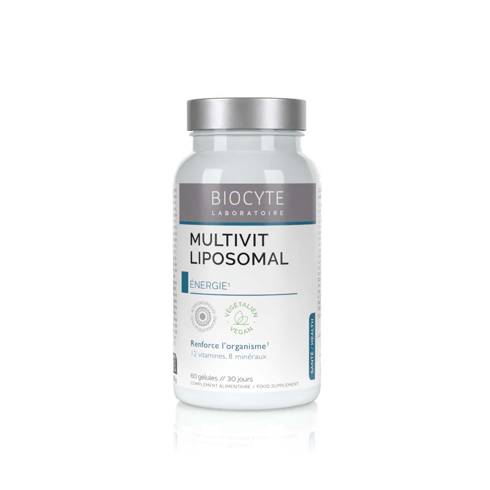 Biocyte Multivitaminico liposomiale per l'energia 60 capsule