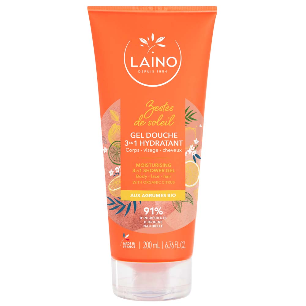 Laino Zest d'Agrumi Biologico 3 in 1 Gel Doccia 200 ml