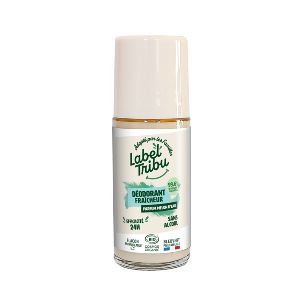 Label Tribu Deodorante Roll On Freshness ricaricabile 24 ore su 24 Acqua 50ml