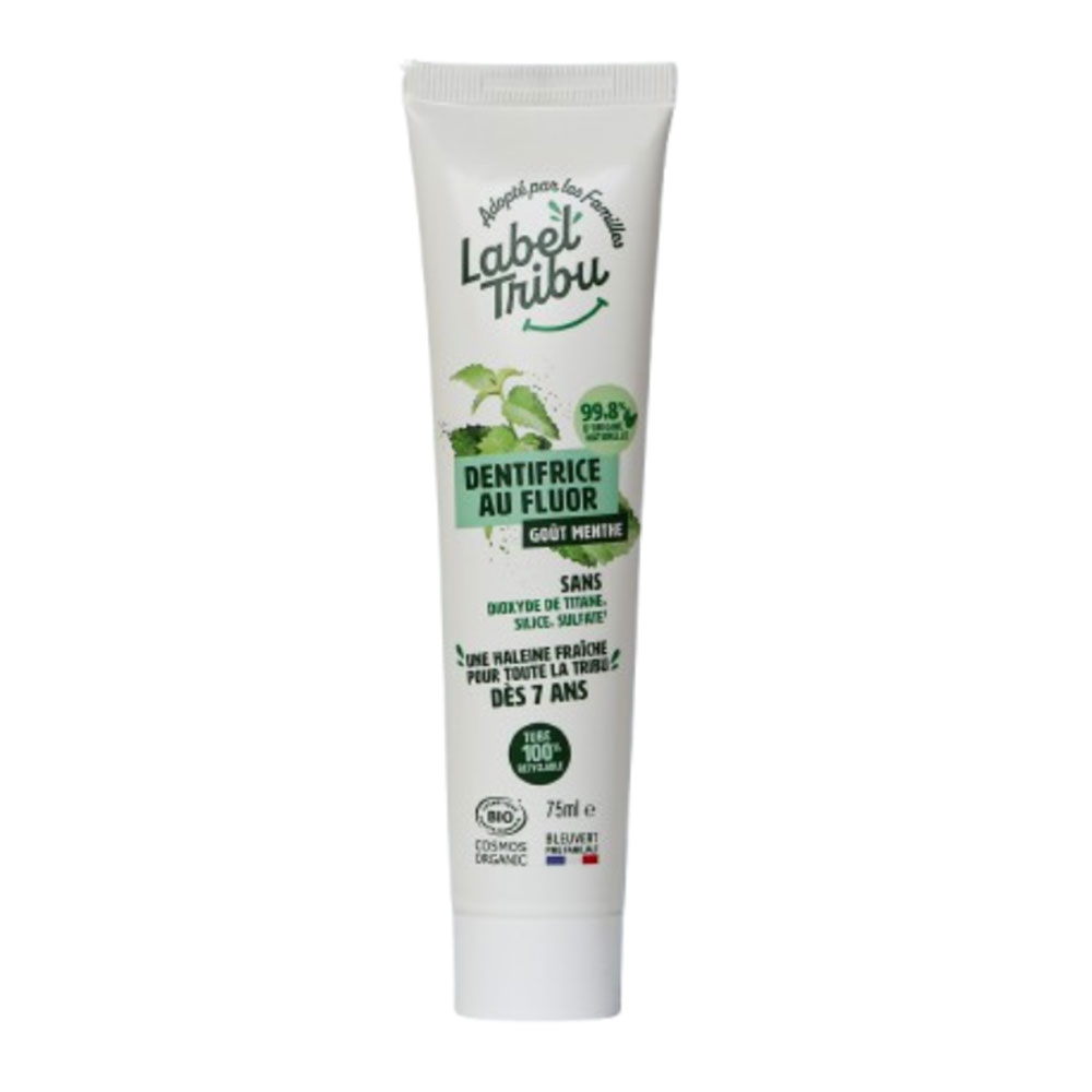 Label Tribu Dentifricio al fluoro 40 ml