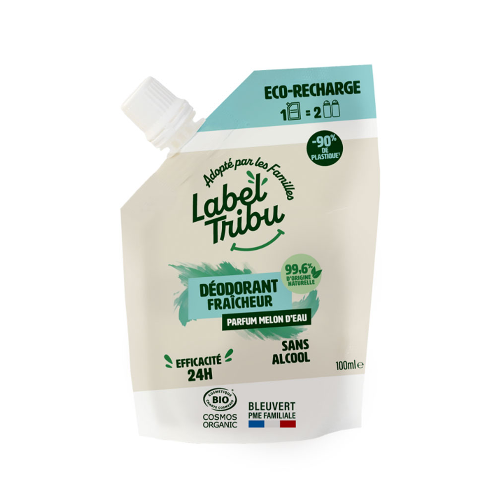 Label Tribu Ricarica di deodorante Freshness Profumo d'Acqua 100ml