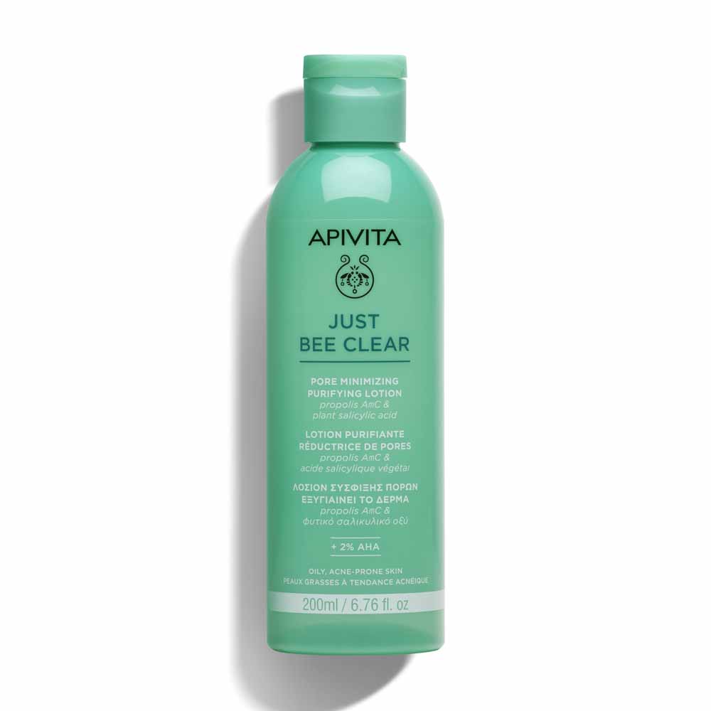 Apivita Just Bee Clear Lozione purificante che riduce i pori 200 ml
