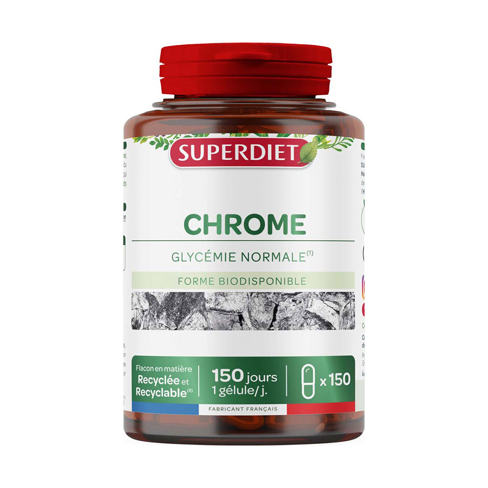 Superdiet Chrome per il mantenimento della glicemia normale 150 capsule