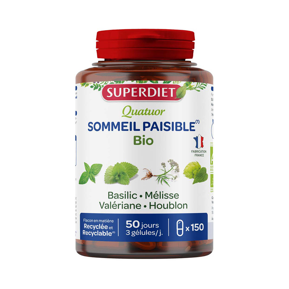 Superdiet Quatuor sonno sereno bio 150 capsule
