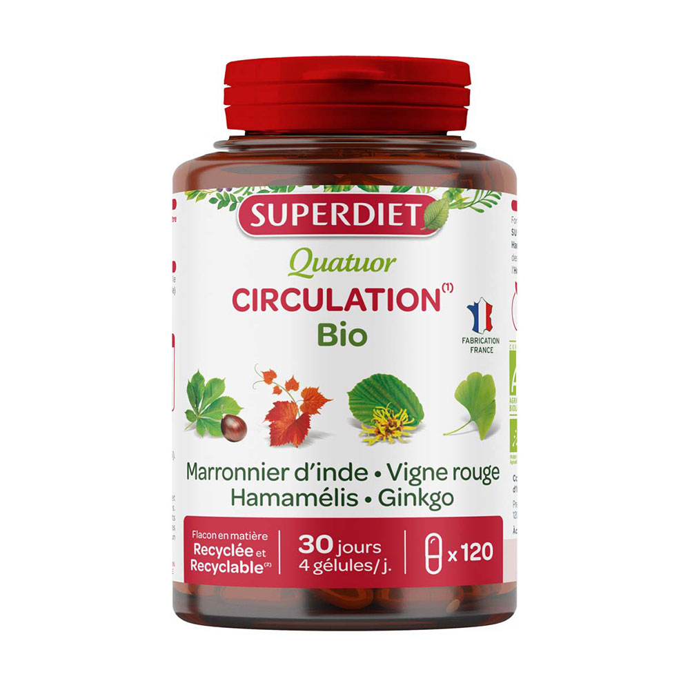 Superdiet Quatuor circolazione bio 120 capsule