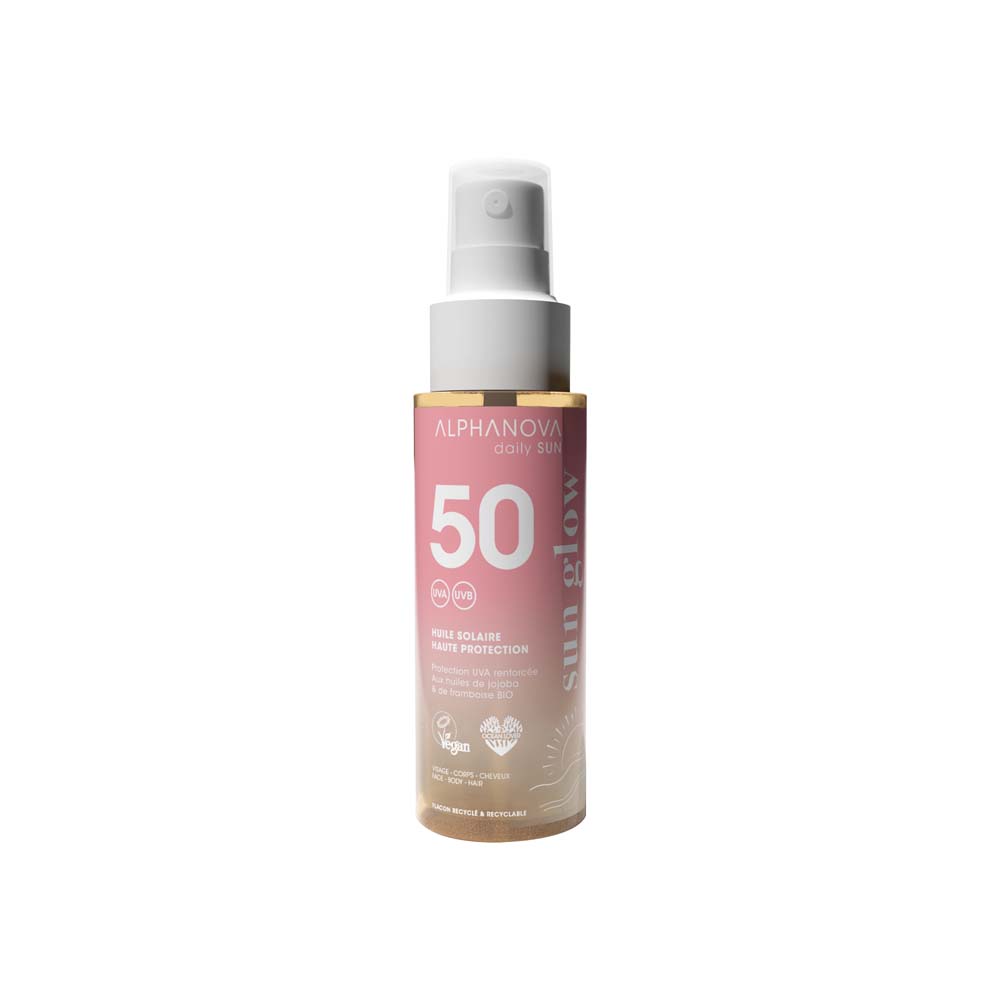Alphanova Daily Sun Olio solare SPF50 format viaggio 50 ml