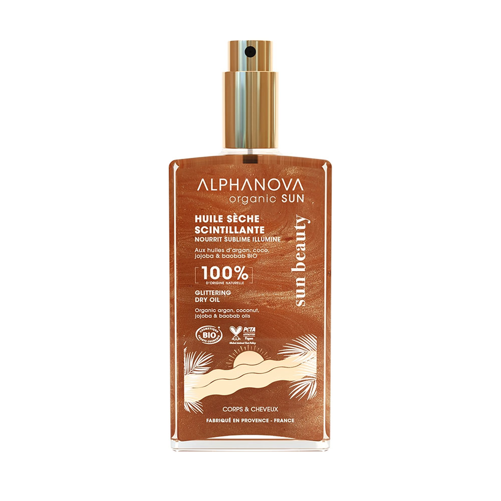 Alphanova Organic Sun Olio secco scintillante bio 100 ml