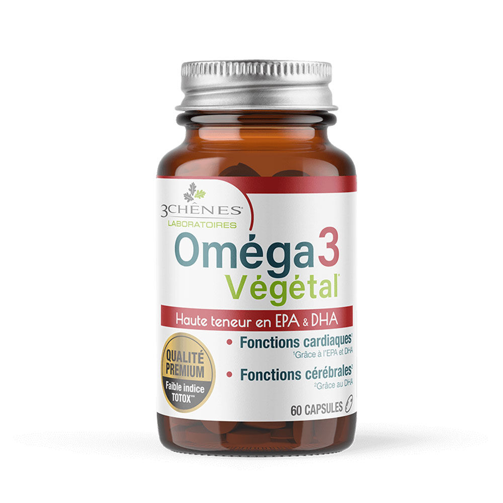 3 Chênes Omega 3 vegetali 60 capsule