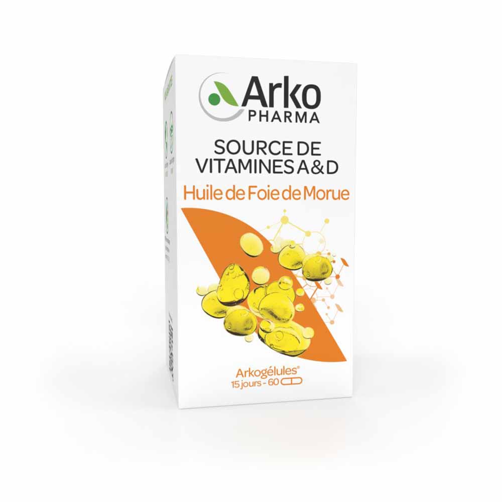 Arkopharma Arkocapsule Olio di fegato di merluzzo 60 capsule