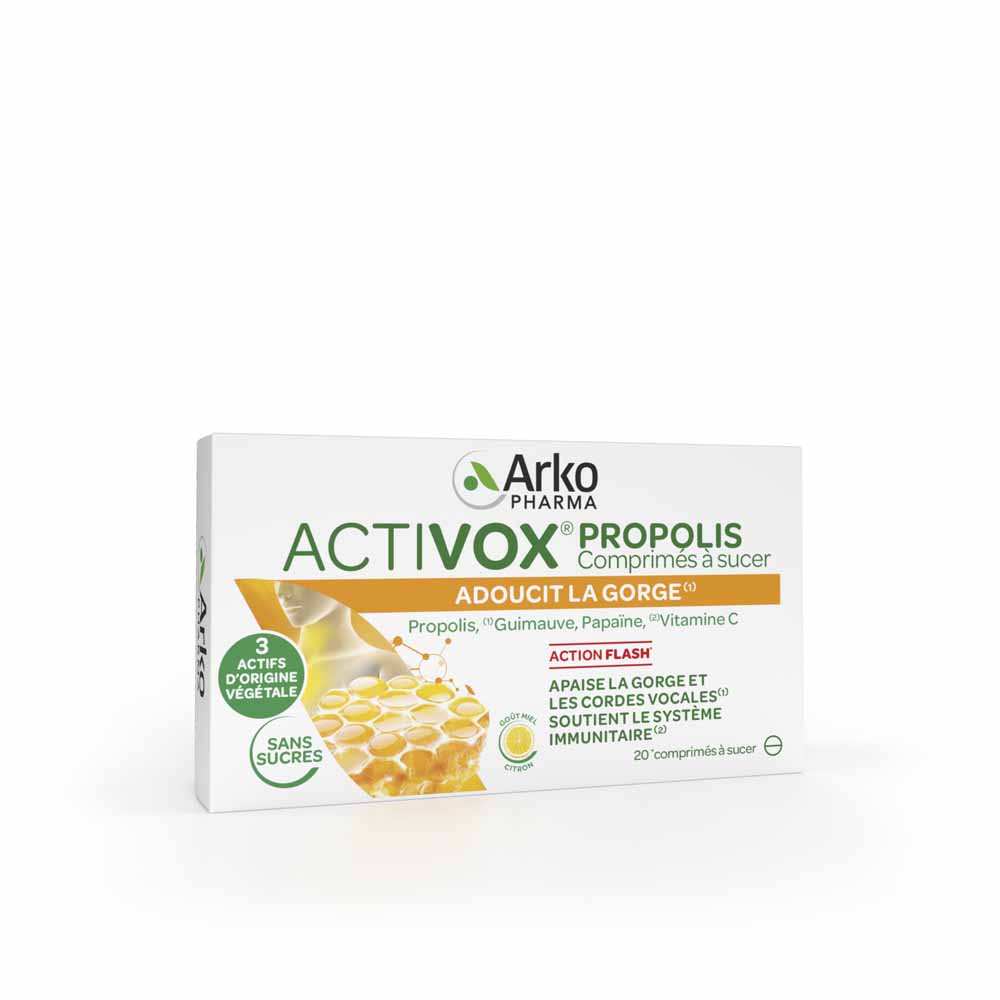 Arkopharma Activox Propolis Miele e limone 20 compresse masticabili