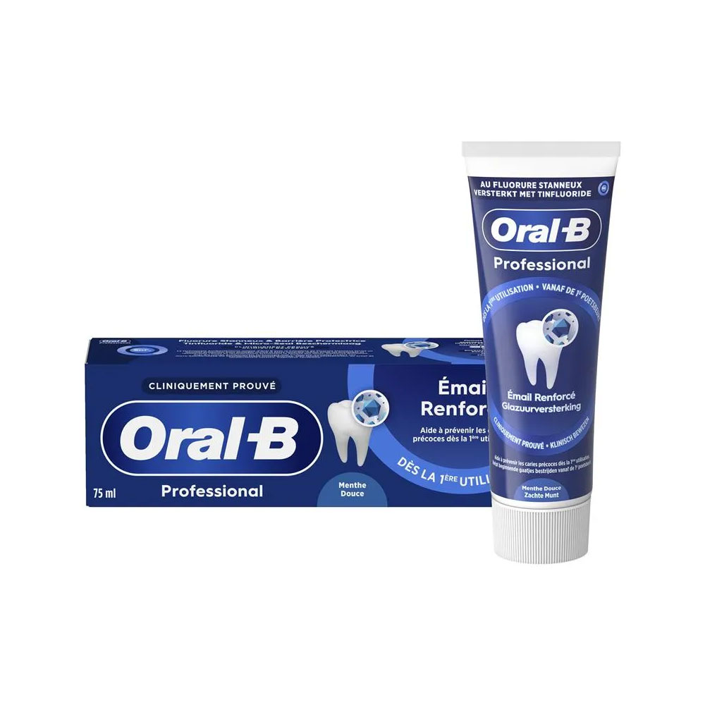 Oral-B Professional Dentifricio smalto rinforzato al gusto menta dolce 75 ml