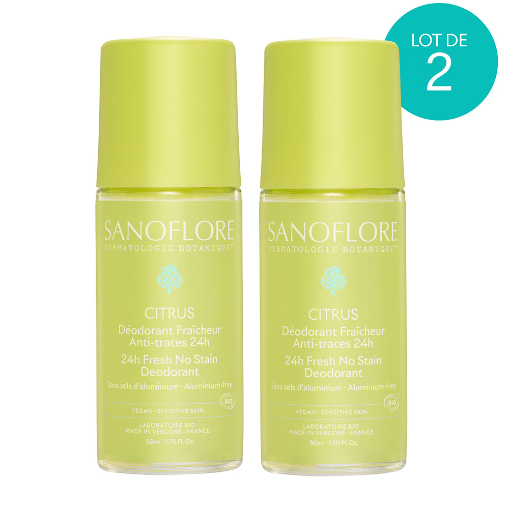 Sanoflore Deodoranti Deodorante roll-on bio agrumi 24h 2 x 50 ml
