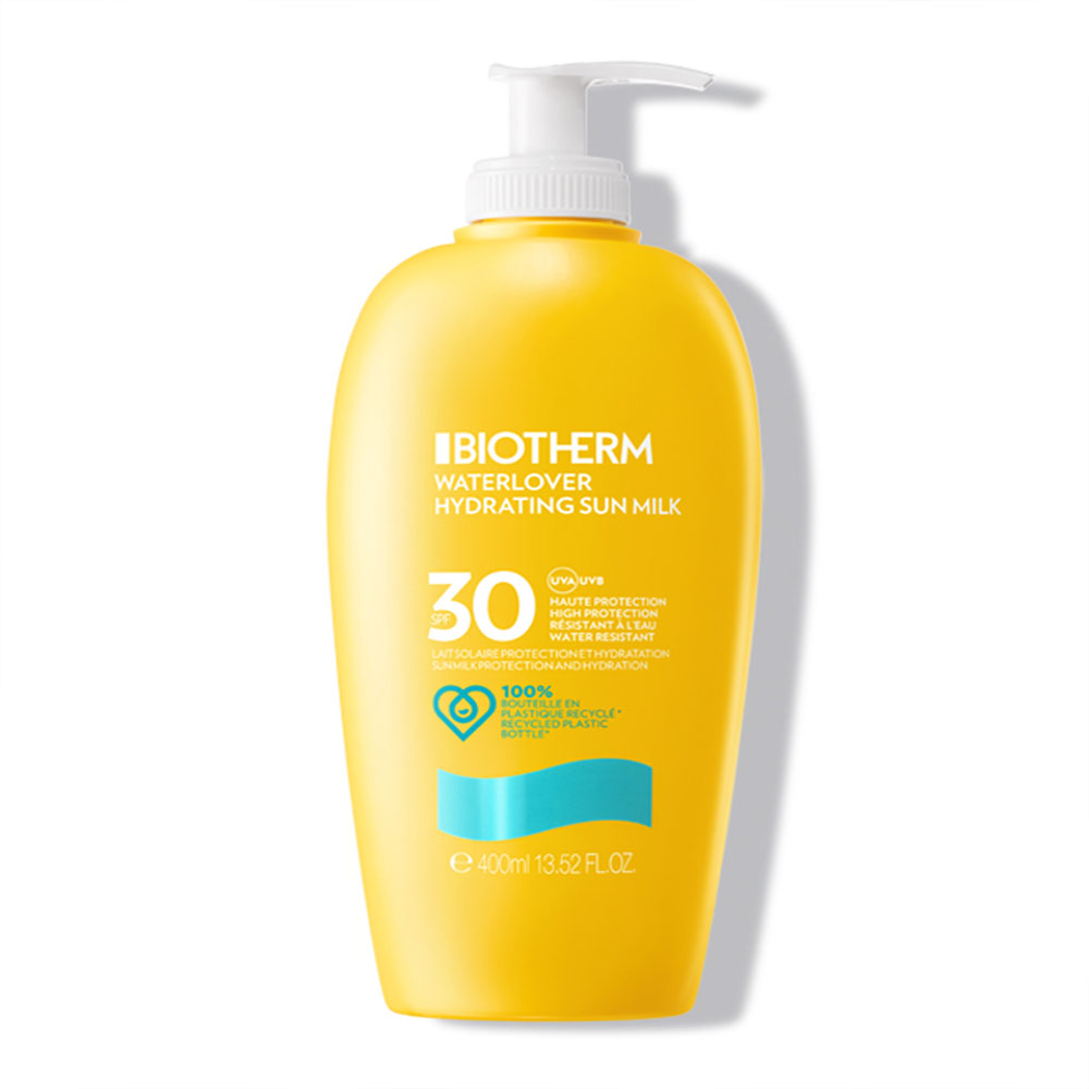 Biotherm WaterLover Latte Solare Spf30 Idratante anti-secchezza Viso e Corpo 400ml
