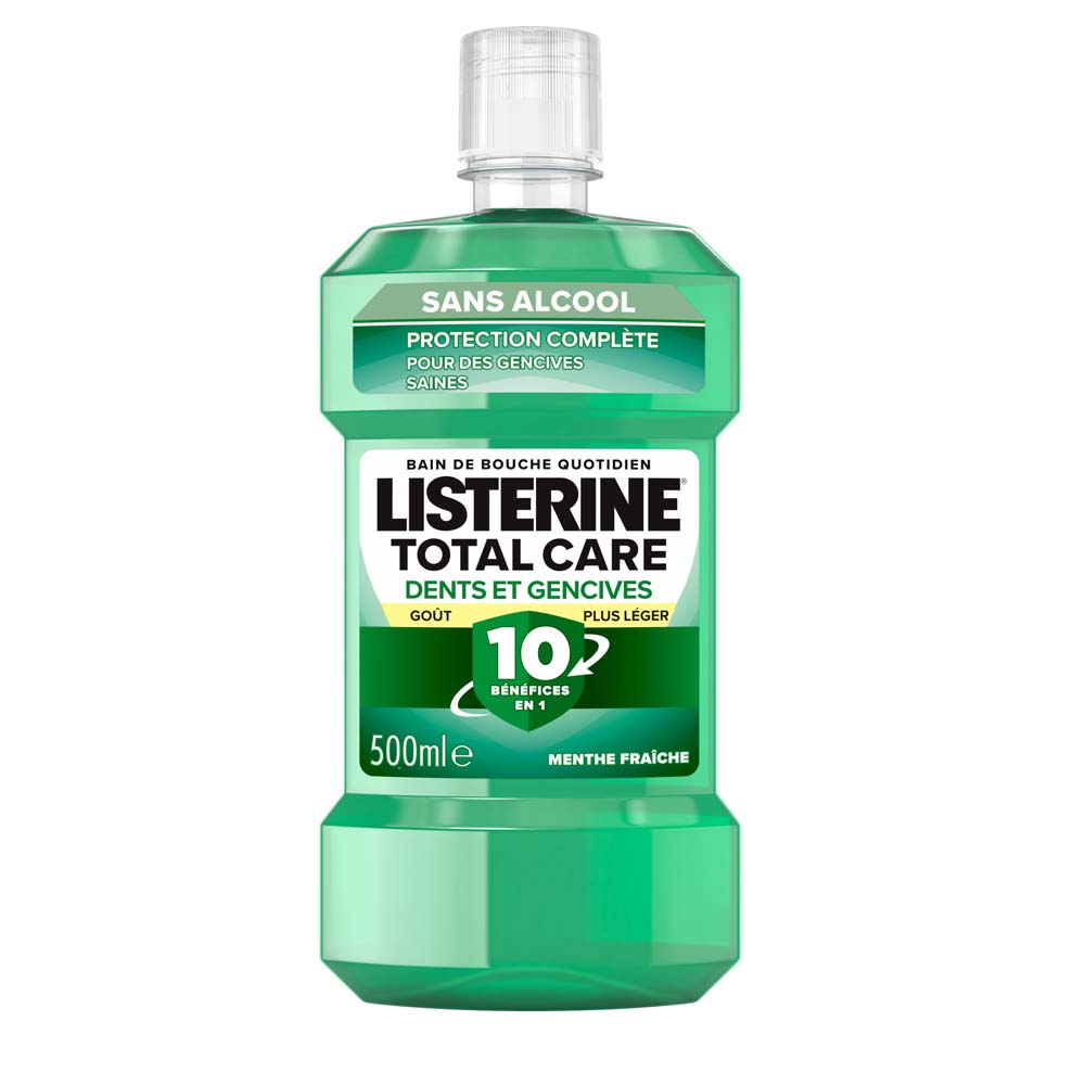 Listerine Bagno per la protezione di denti e gengive Gusto morbido alla menta Plus Menthe Fraîche 500ml