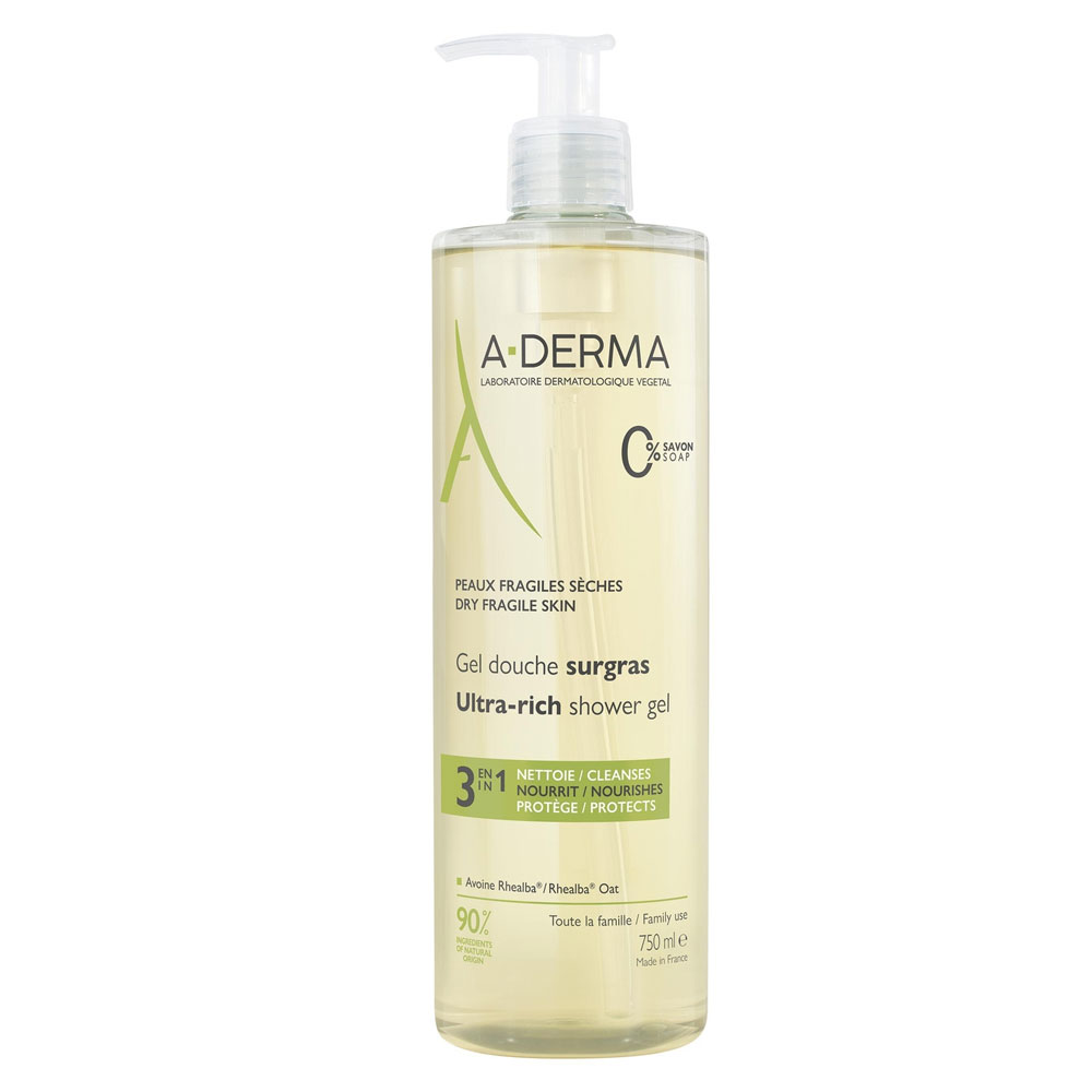 A-Derma Avena Rhealba Gel doccia surgrasso 750ml
