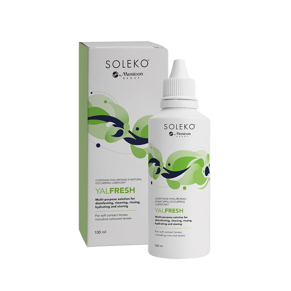 Menicon Soluzione multifunzionale per lenti morbide con acido Ialuronico 100 ml