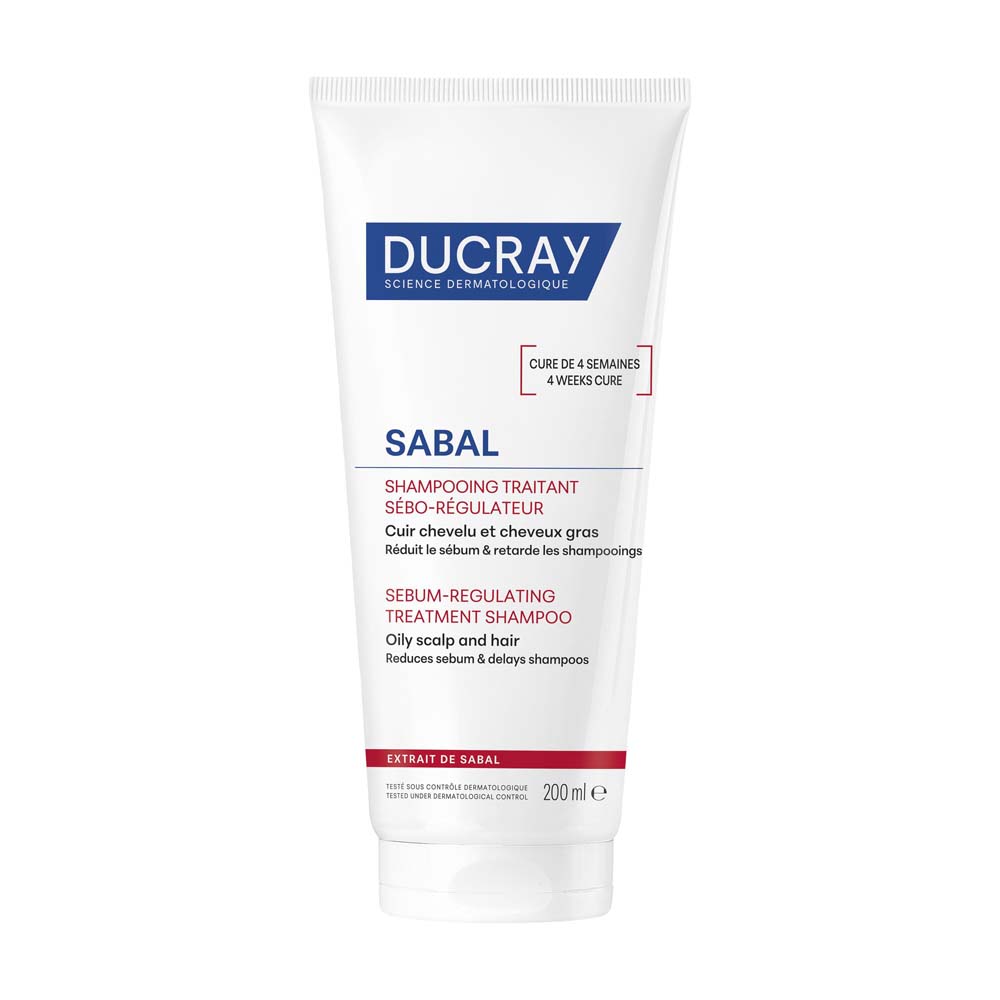 Ducray Sabal Shampoo trattante seboregolatore per cuoio capelluto e capelli grassi 200 ml