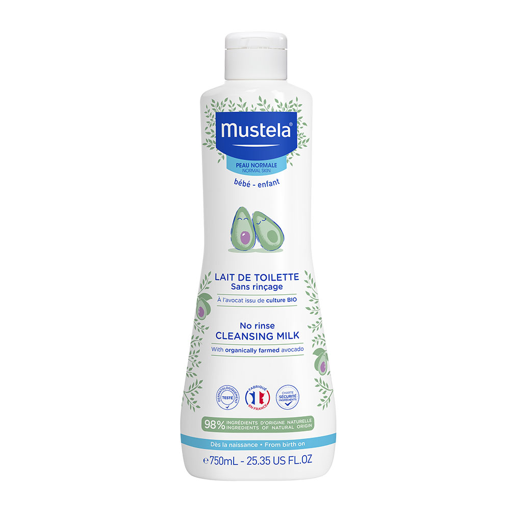 Mustela Latte detergente senza risciacquo Pelle normale 750ml