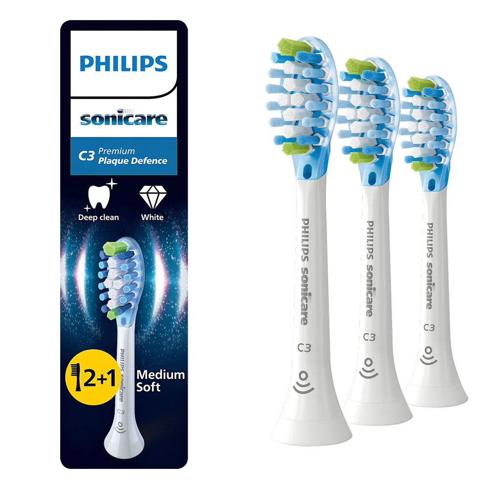 Philips Sonicare Testine Premium Plaque Defence C3 HX9043/87 2+1