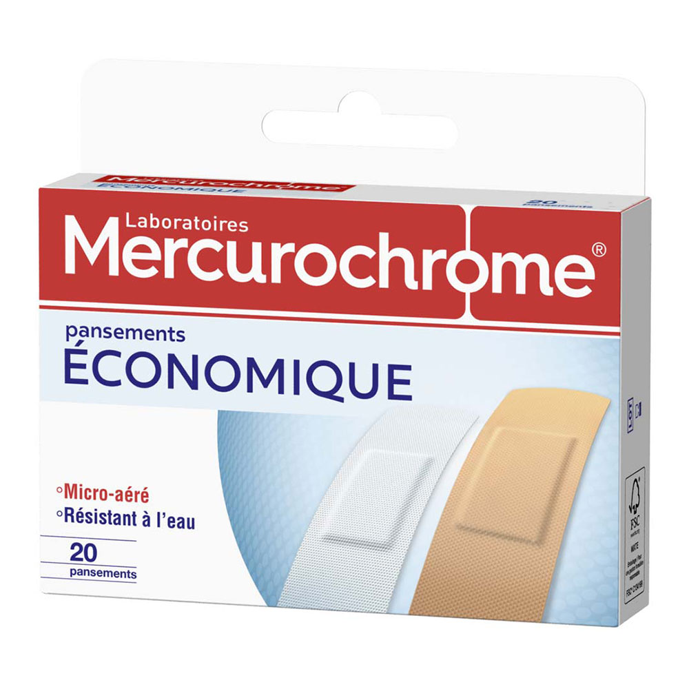 Mercurochrome Medicazioni economiche X20