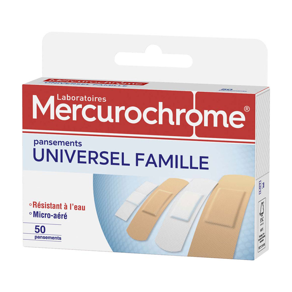 Mercurochrome Medicazioni universali per la famiglia X50