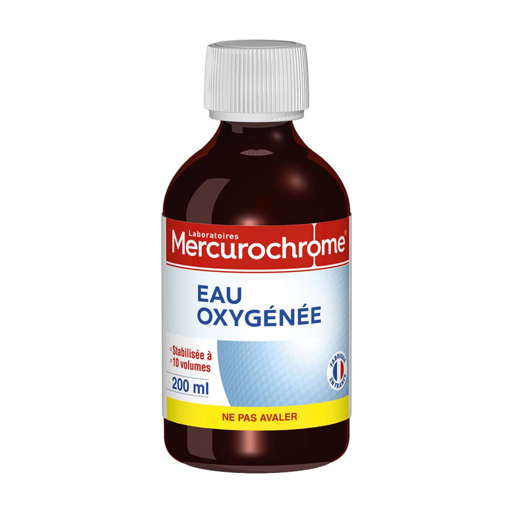 Mercurochrome Acqua ossigenata stabilizzata 10 volumi 200 ml