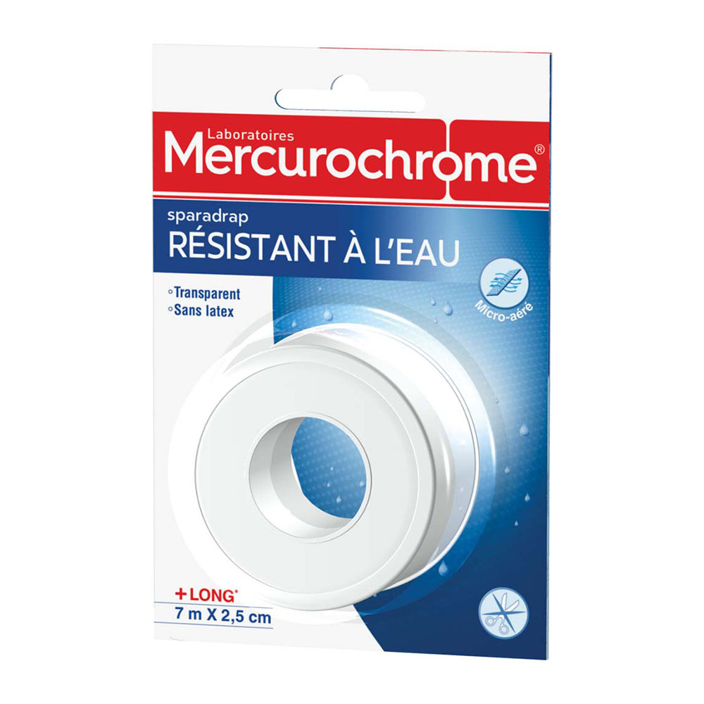 Mercurochrome Cerotti resistenti all'acqua 7 M X 2,5 Cm