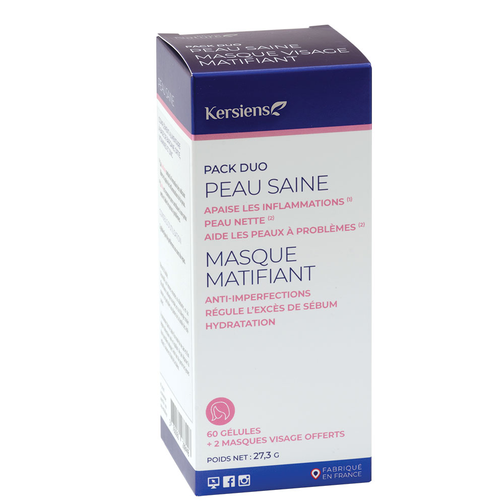 Kersiens Pelle sana 60 capsule + 2 maschere gratuite