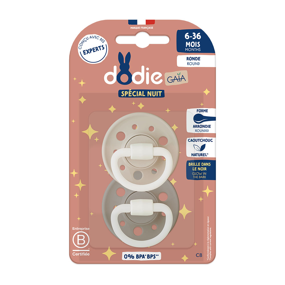 Dodie Gaia Ciucci tondi anatomici notte da 6 a 36 mesi 2 x