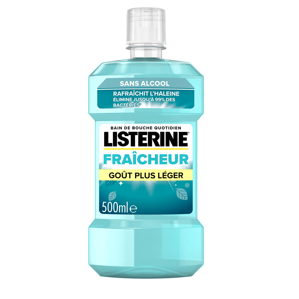 Listerine Bagno senza alcool alla menta fresca 500ml