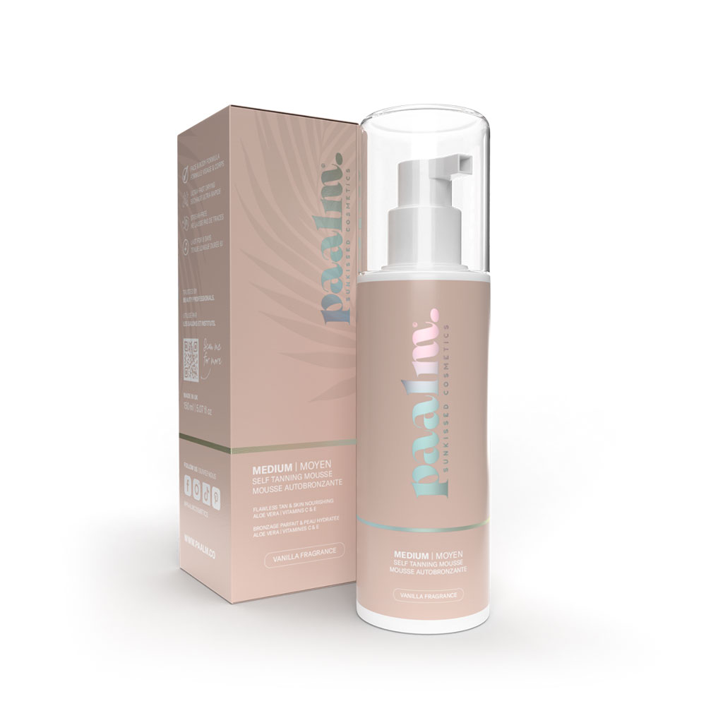 Paalm Cosmetics Mousse autoabbronzante media 150 ml